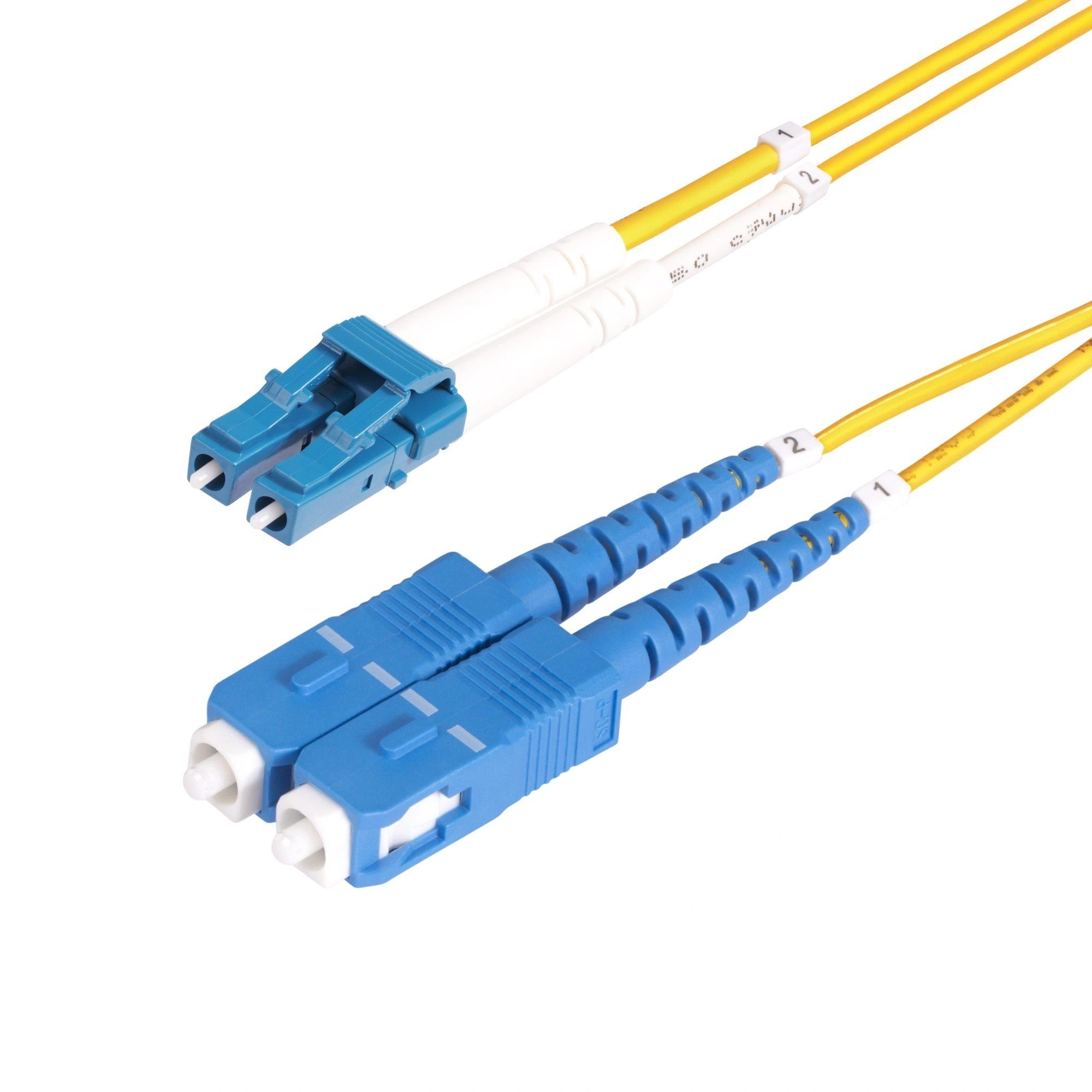 StarTech.com Cable de Fibra Óptica LC a SC (UPC) OS2 Monomodo 9/125µm 100G LSZH Dúplex de 1m - Low Insertion Loss - Resistente a Dobleces - Cable