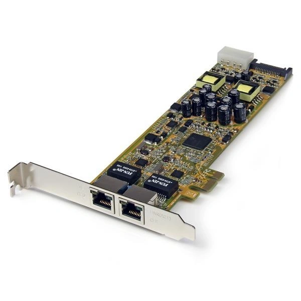 StarTech.com Tarjeta Adaptador de Red PoE/PSE PCI Express PCIe Gigabit Ethernet con 2 Puertos RJ45