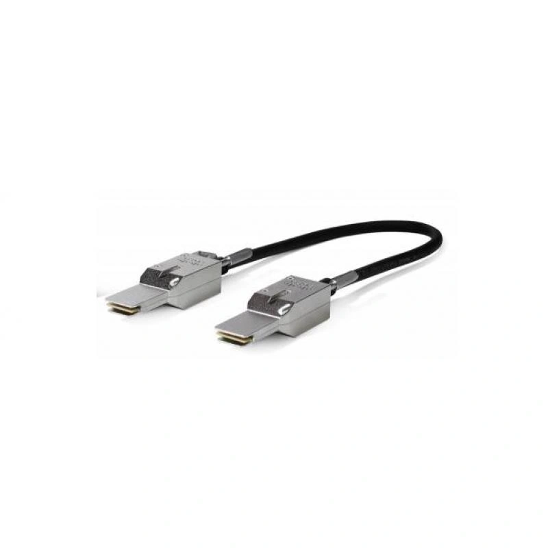 Cisco STACK-T4-1M= Cable de fibra óptica e InfiniBand Negro, Gris