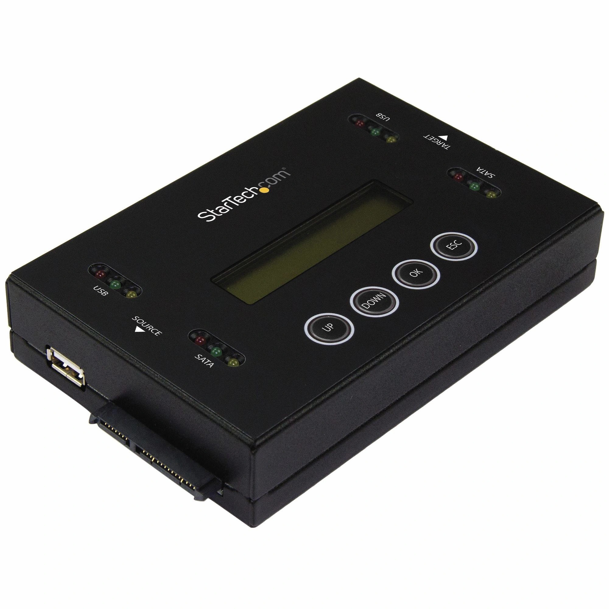 StarTech Duplicador Borrador SATA y USB 1:1, 18GB/min (SU2DUPERA11)
