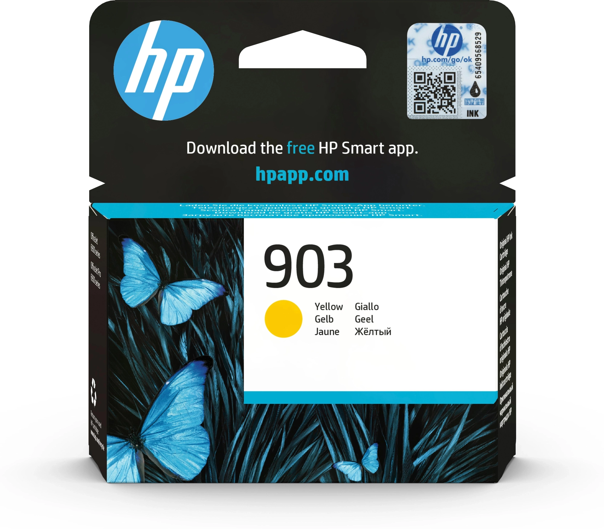 HP Cartucho de tinta Original 903 amarillo