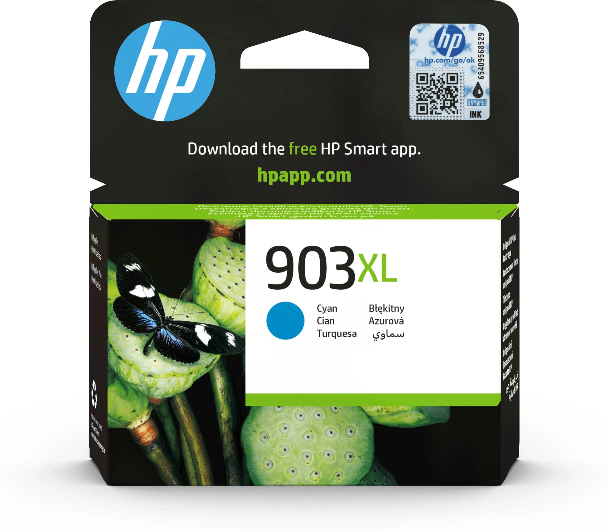 HP Cartucho de tinta Original 903XL cian de alto rendimiento