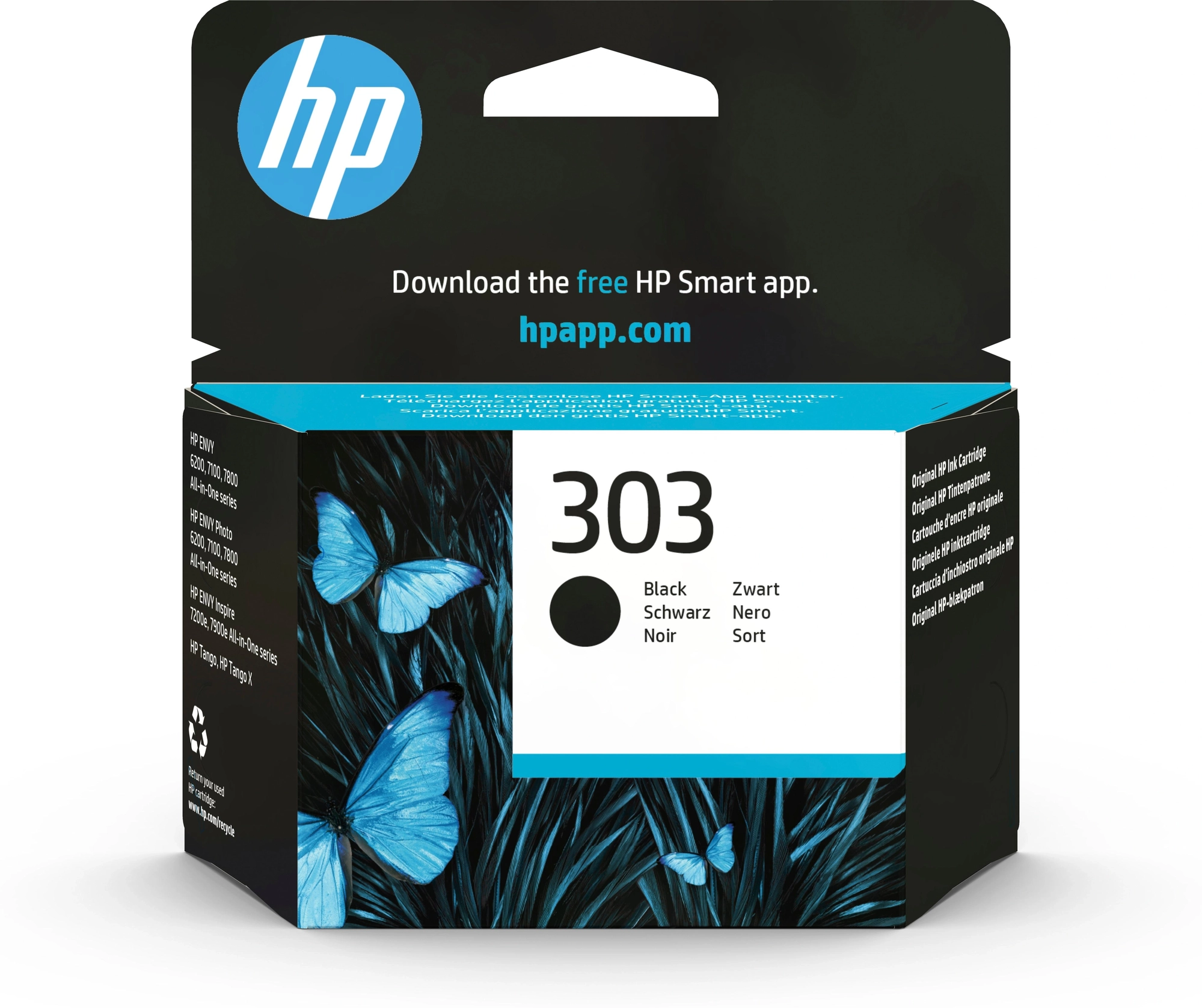 HP Cartucho de tinta Original 303 negro