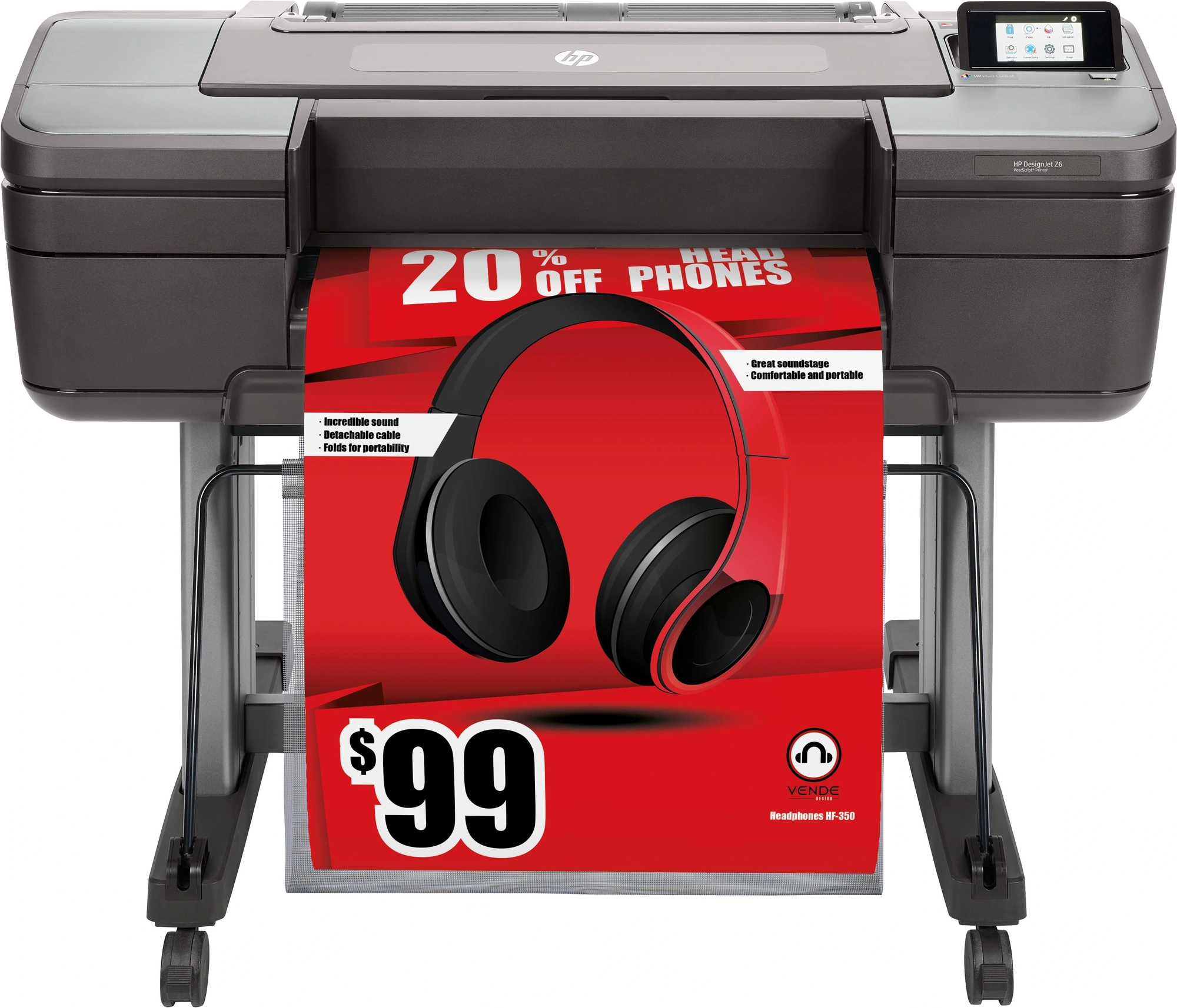 HP Designjet Impresora Z6 PostScript de 24 pulgadas