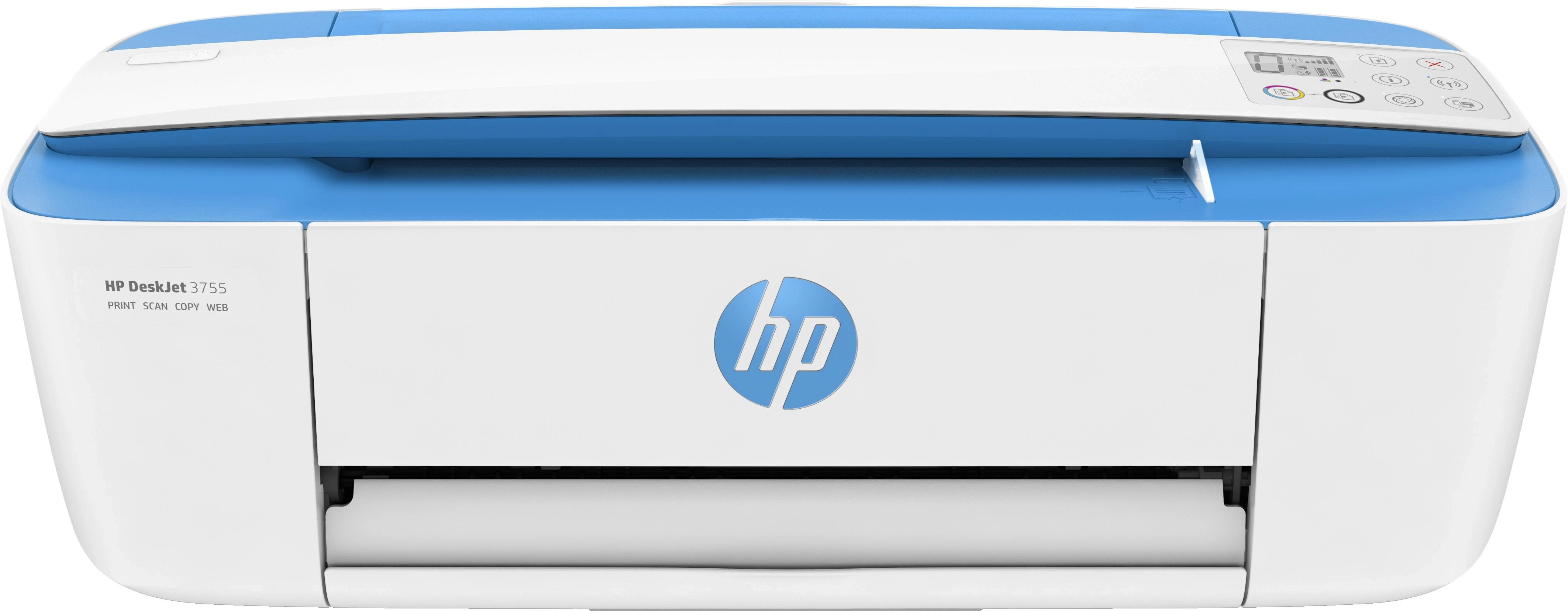 HP DeskJet 3750 Inalámbrico All-in-One Color Impresora, Instant Ink; Fotocopiadora, escáner