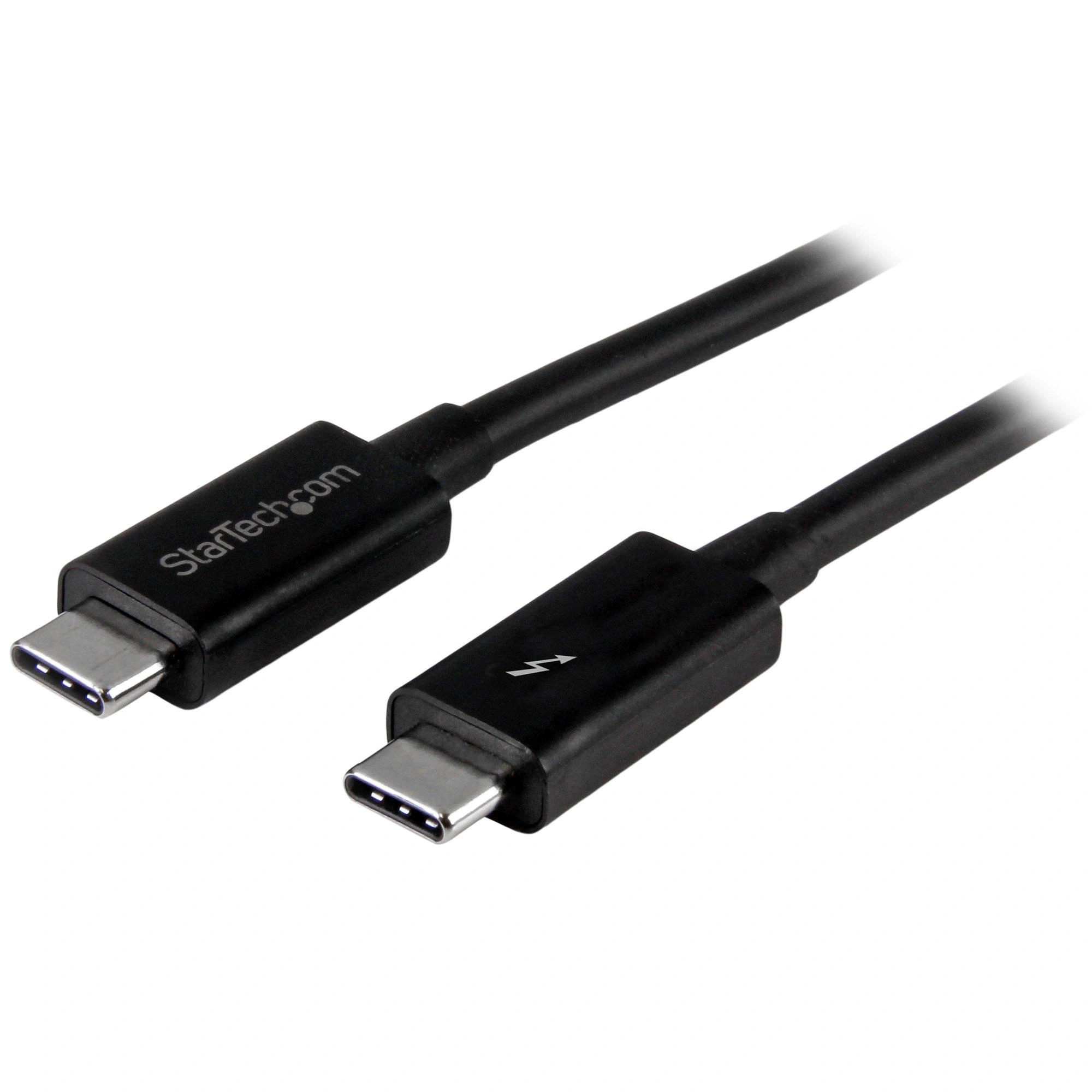StarTech.com Cable Thunderbolt 3 Pasivo de 1m - 20Gbps - PD 100W - Vídeo 4K - Cable Thunderbolt - Certificado Thunderbolt - Compatible con USB4 /
