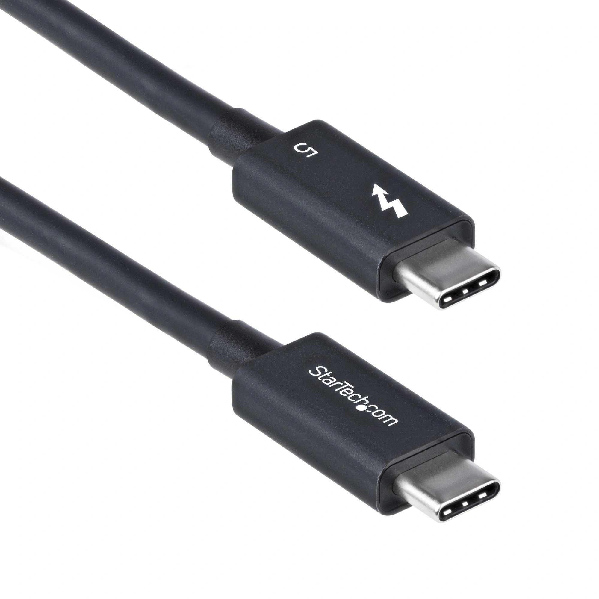 StarTech.com Cable Thunderbolt 5 de 80cm - Cable Thuderbolt Certificado - 80Gbps Hasta 120Gbps - Entrega de Alimentación PD de 240W - 8K 60Hz - C