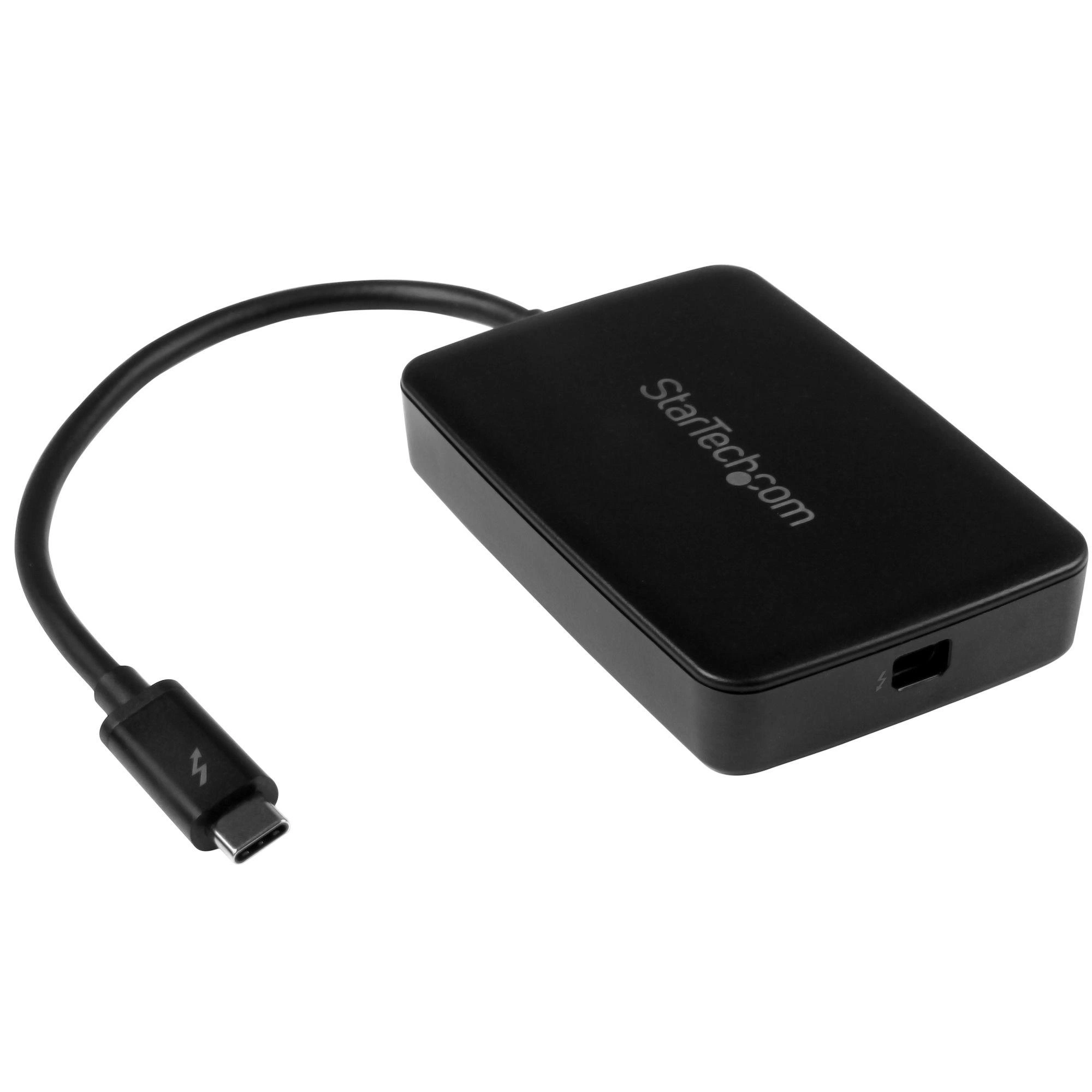StarTech.com Adaptador Thunderbolt 3 a Thunderbolt 2 de Ordenador Portátil TB3 a Dispositivos TB2 o TB1 - No Reversible - Convertidor Thunderbolt