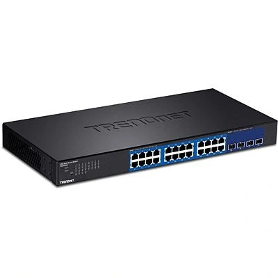 Trendnet TEG-30284 switch Gestionado Gigabit Ethernet (10/100/1000) 1U Negro