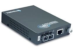 Trendnet TFC-1000S20 convertidor de medio 2000 Mbit/s 1310 nm Monomodo Gris