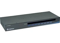 Trendnet 16-Port USB/PS/2 Rack Mount KVM Switch interruptor KVM Montaje en rack Negro