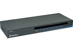 Trendnet TK-803R 8-Port USB/PS/2 Rack Mount KVM Switch interruptor KVM Montaje en rack