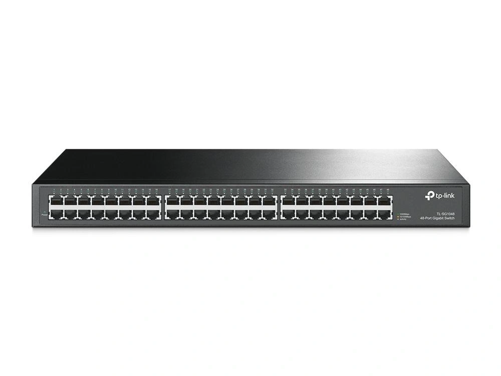 TP-Link TL-SG1048 switch No administrado Gigabit Ethernet (10/100/1000) 1U Negro