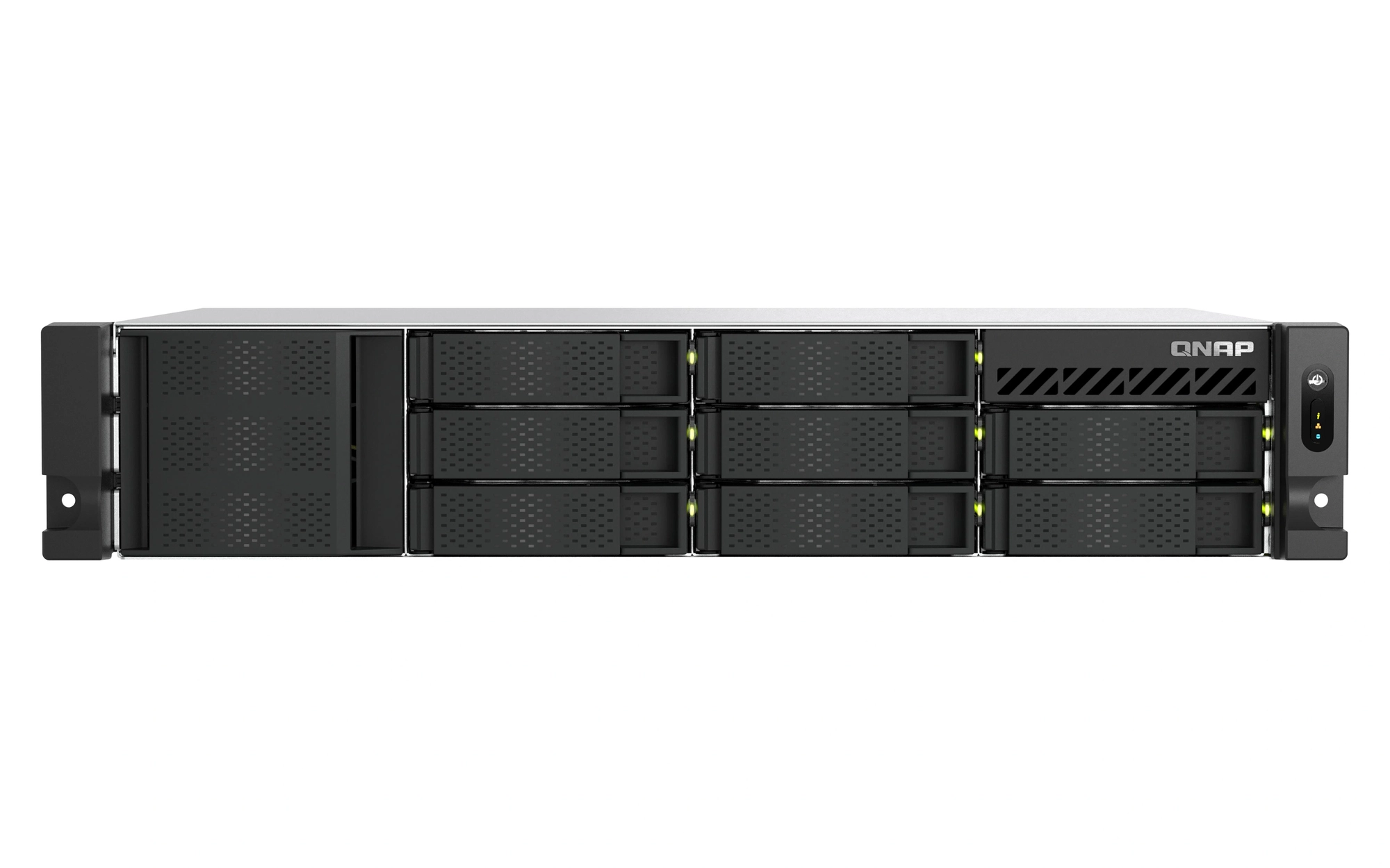 QNAP TS-855EU-8G servidor de almacenamiento NAS Bastidor (2U) Intel Atom® C5125 8 GB DDR4 0 TB QuTS hero Negro