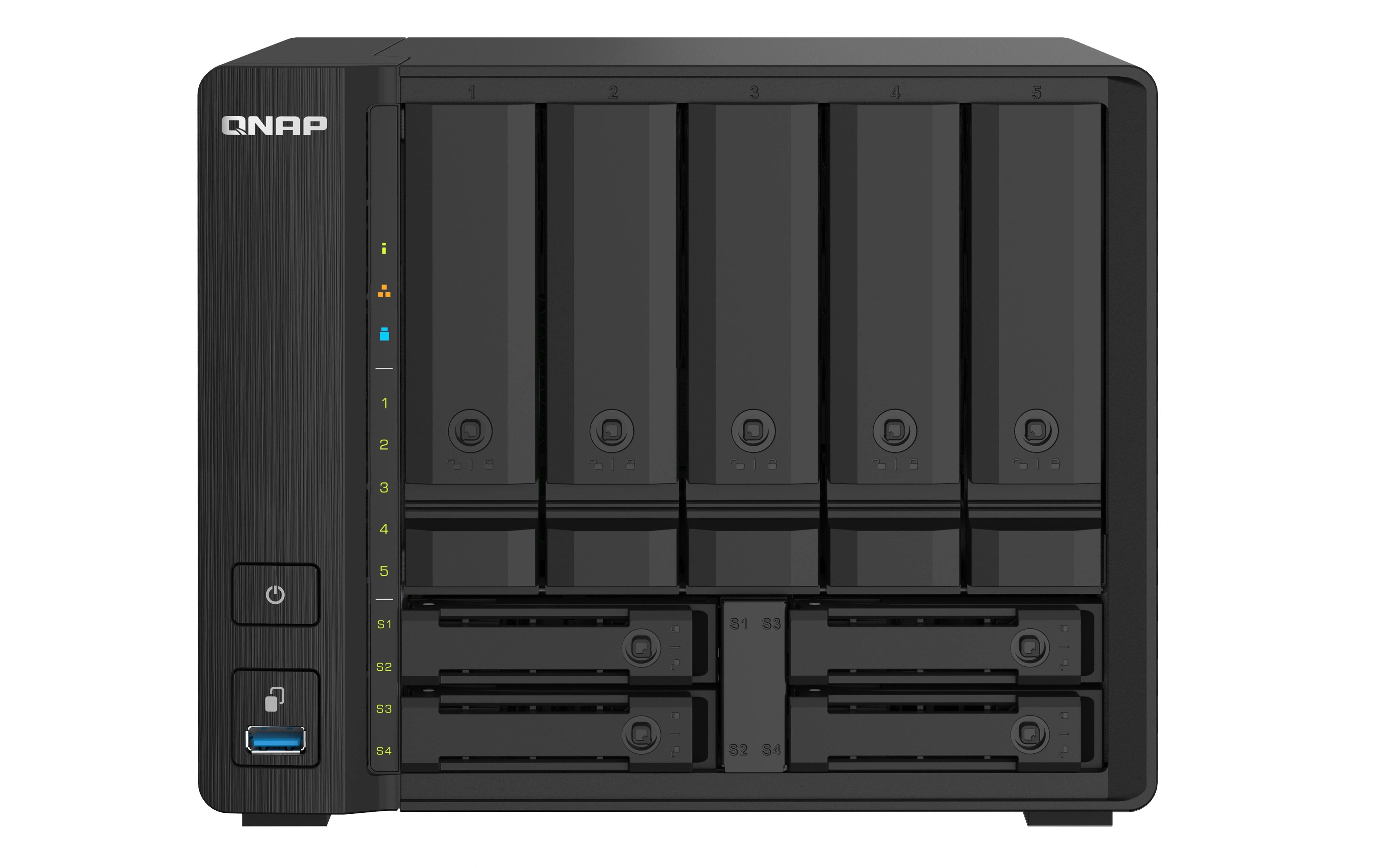 QNAP TS-932PX NAS Torre Annapurna Labs Alpine AL-324 4 GB DDR4 0 TB QNAP Turbo System Negro