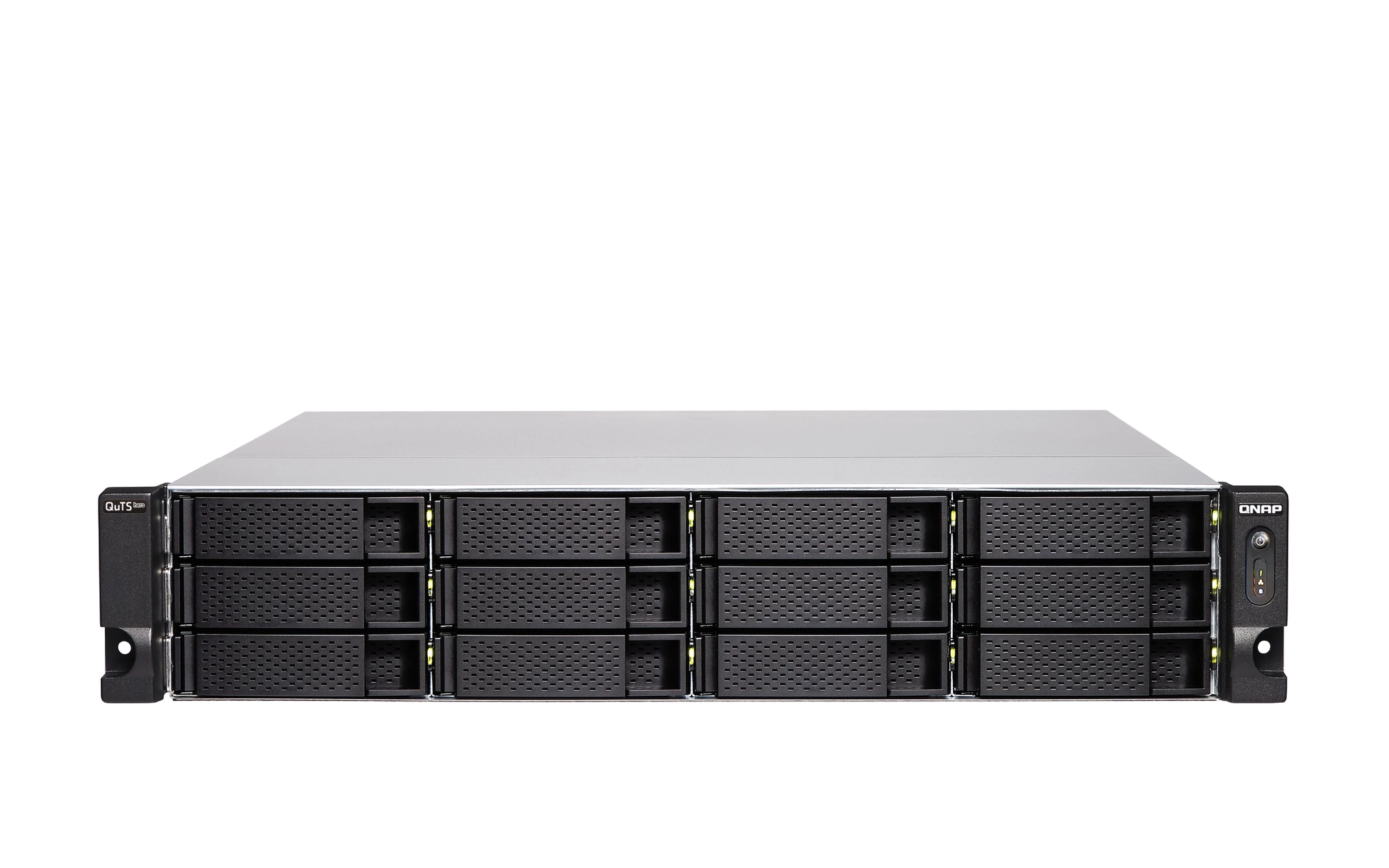 QNAP TS-H1886XU-RP-R2 NAS Bastidor (3U) Intel® Xeon® D D-1622 16 GB DDR4 0 TB QuTS hero Negro, Gris