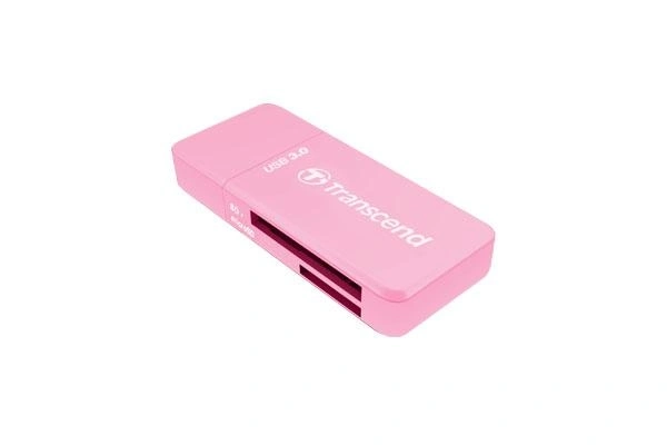 Transcend RDF5 lector de tarjeta USB 3.2 Gen 1 (3.1 Gen 1) Type-A Rosa