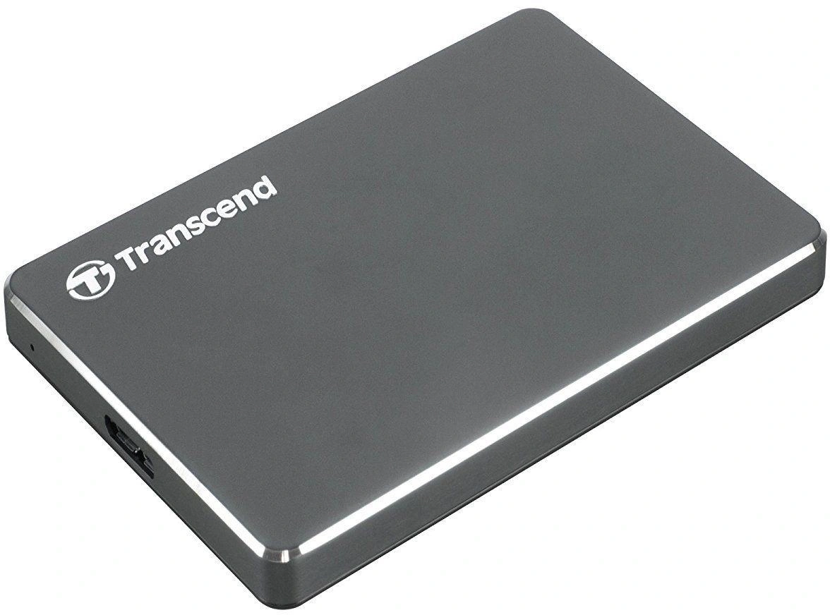 Transcend StoreJet 25C3 disco duro externo 1 TB 5400 RPM 2.5" Micro-USB B 3.2 Gen 1 (3.1 Gen 1) Gris