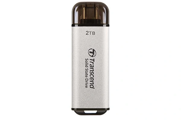 Transcend ESD300 2 TB USB Tipo C Plata