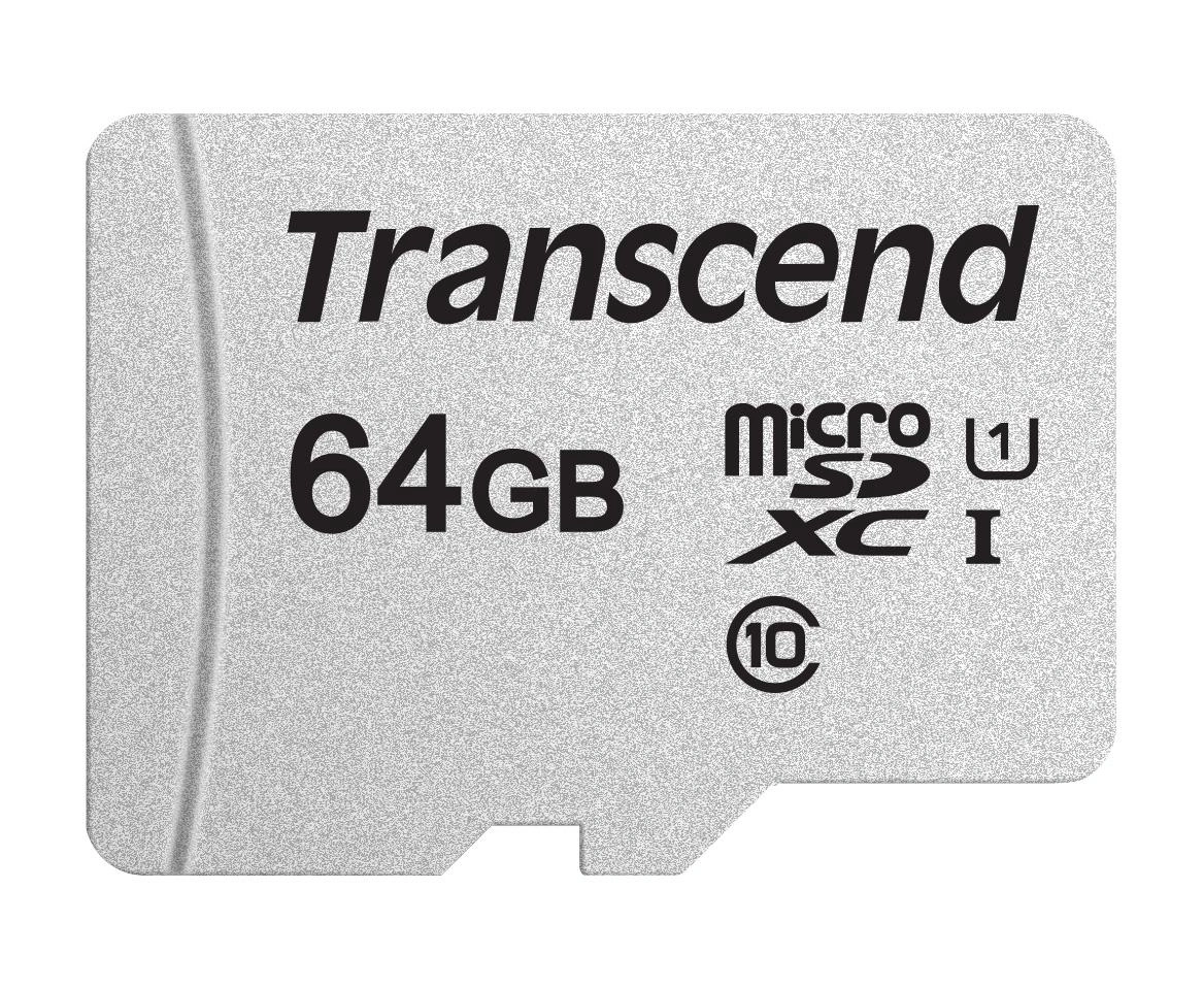 Transcend 300S 64 GB MicroSDXC NAND Clase 10