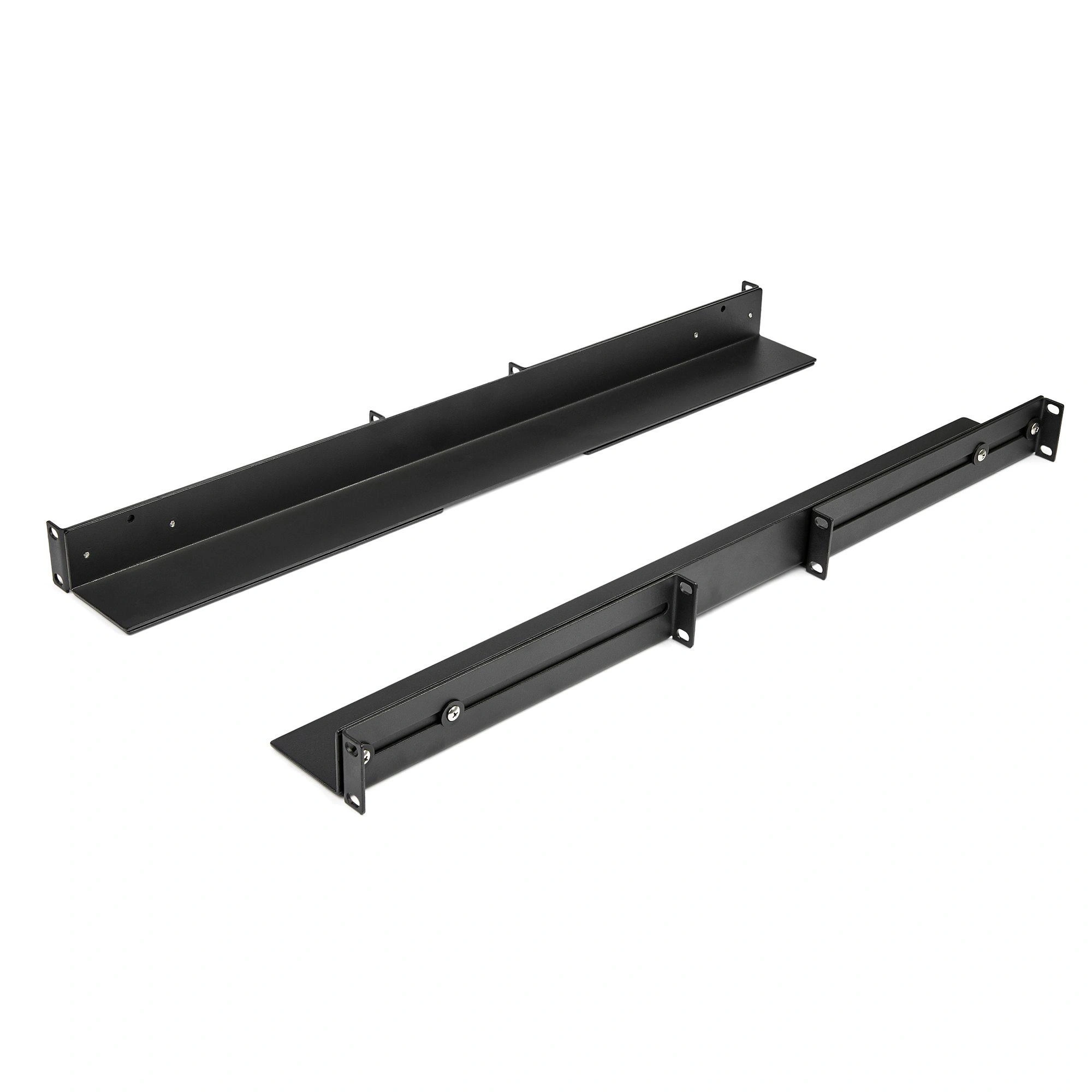 StarTech.com Carriles 1U de 19 pulgadas para Rack para Servidores con 4 Columnas - Profundidad Ajustable de 60,9cm a 91,4cm/24" a 36" - Carriles