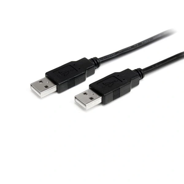 StarTech.com Cable de 2m USB 2.0 Alta Velocidad Macho a Macho USB A - Negro