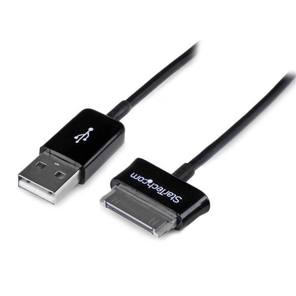 StarTech.com Cable Adaptador 1m Conector Dock USB para Samsung Galaxy Tab - Negro - USB A Macho