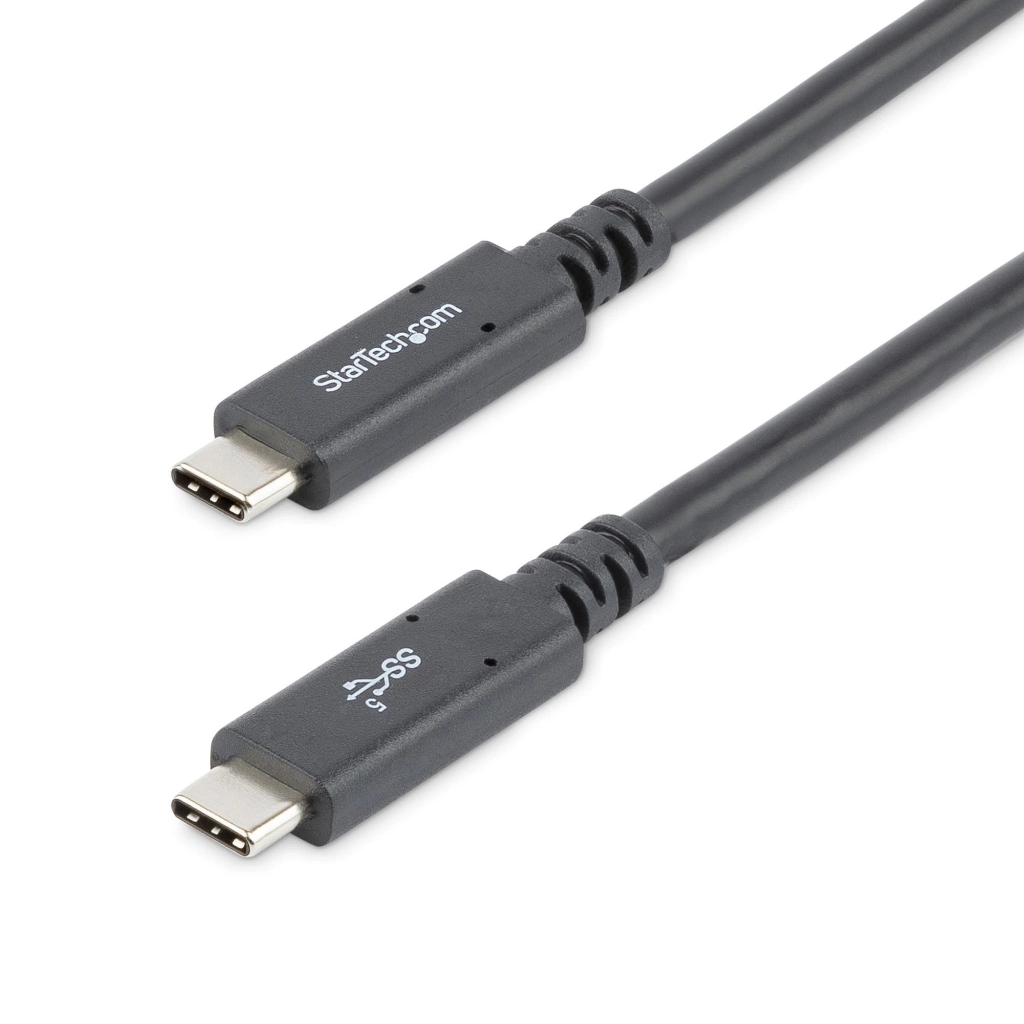 StarTech.com Cable de 1,8m USB-C a USB-C - PD de 5A - USB TipoC - Certificado para Funcionar con Chromebook - USB-IF - M a M - Cable de Carga USB