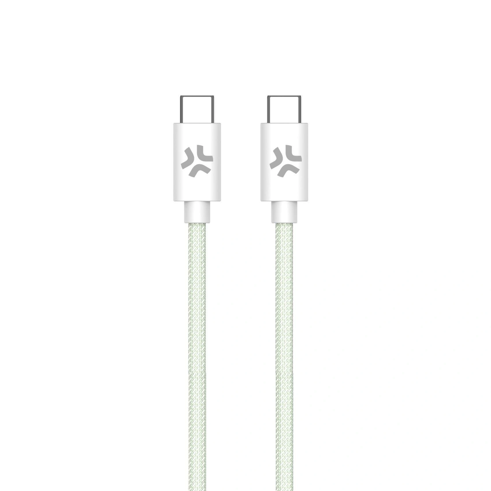 Celly USBCUSBCCOTTGN cable USB 1,5 m USB C Verde, Blanco