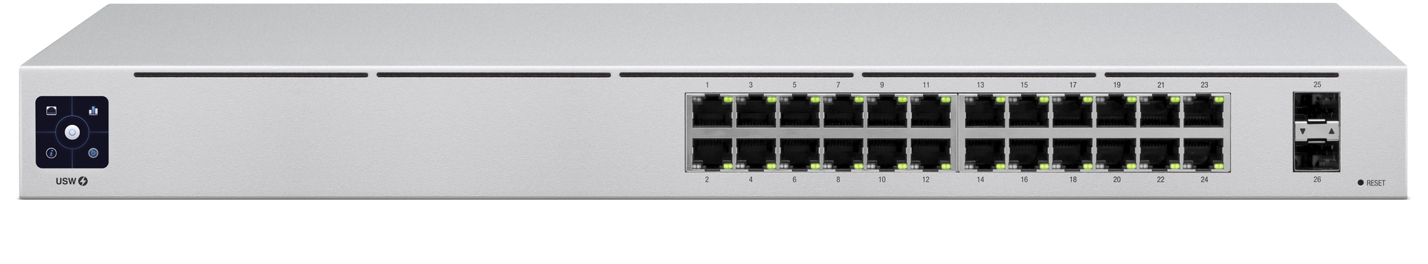 Ubiquiti UniFi USW-24 switch Gestionado L2 Gigabit Ethernet (10/100/1000) Plata