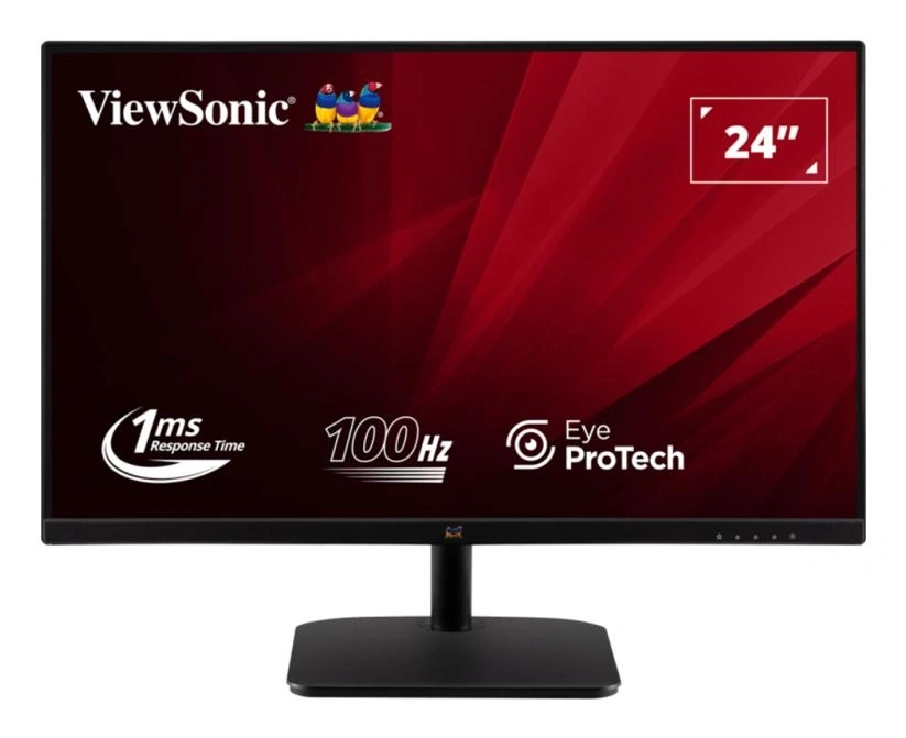 Viewsonic VA2432-H-2 pantalla para PC 61 cm (24") 1920 x 1080 Pixeles Full HD LED Negro