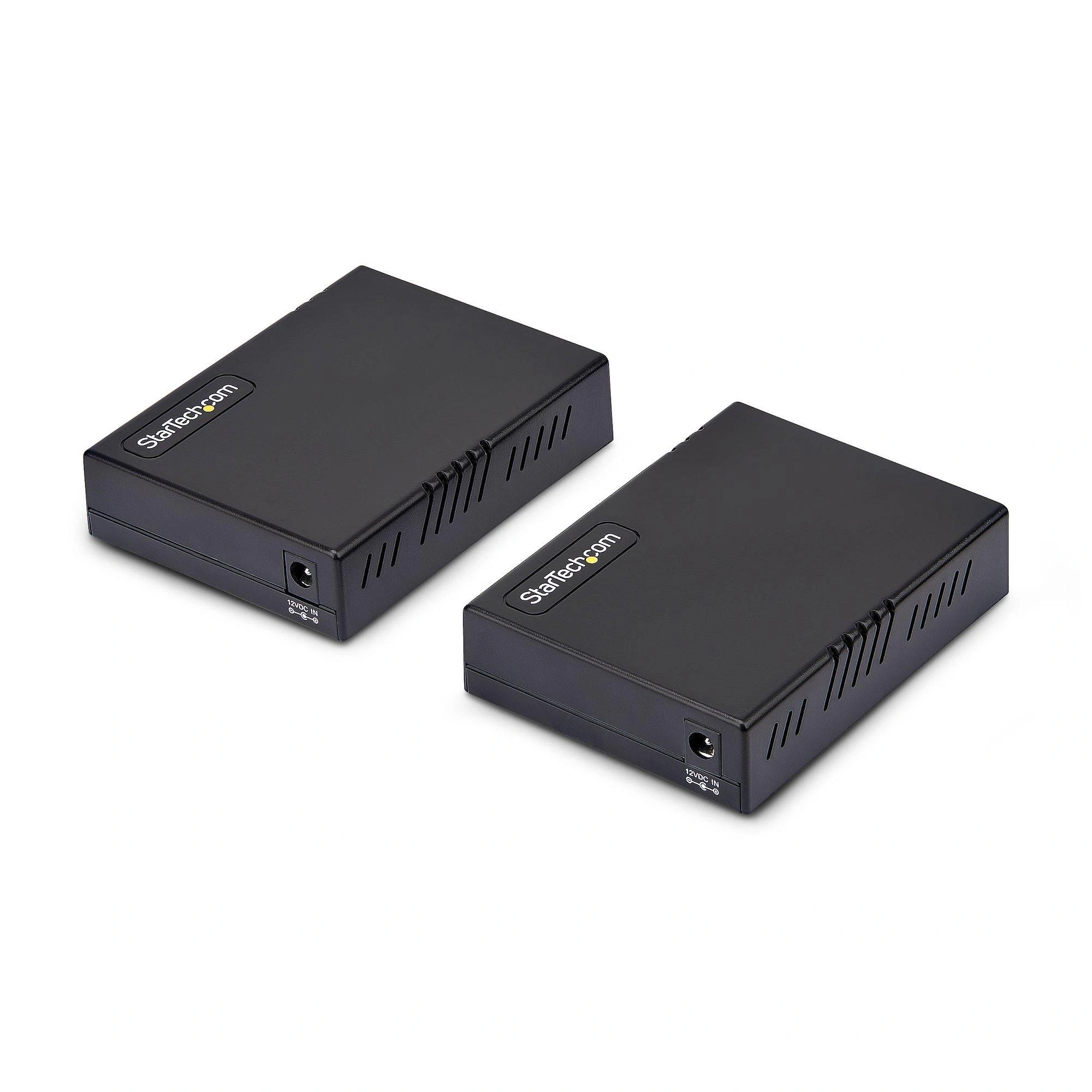StarTech.com Juego Extensor de Ethernet VDSL2 por Cable de Par Sencillo - Hasta 1km - Alargador de Red Ethernet LAN por Cable RJ11/CAT5e/6 - Reem