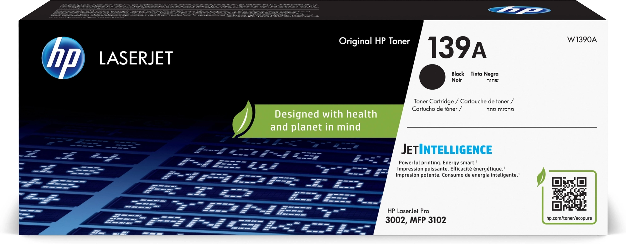 HP LaserJet Cartucho de Tóner Original 139A negro