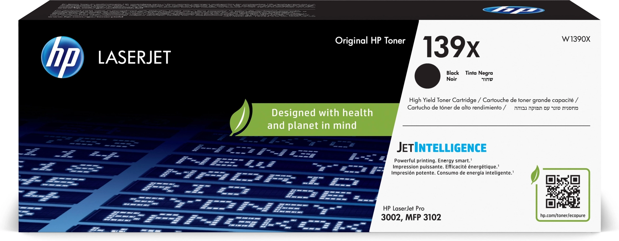 HP LaserJet Cartucho de Tóner Original 139X negro de alta capacidad