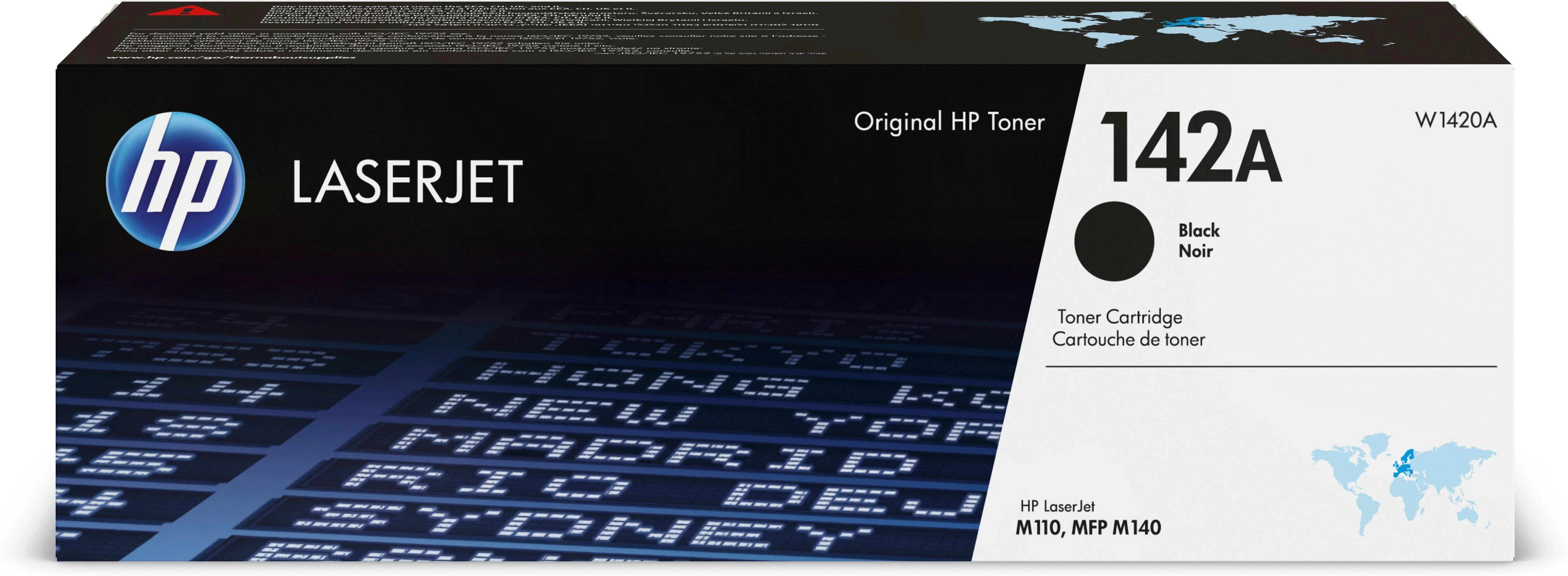 HP Cartucho de Tóner Original LaserJet 142A negro