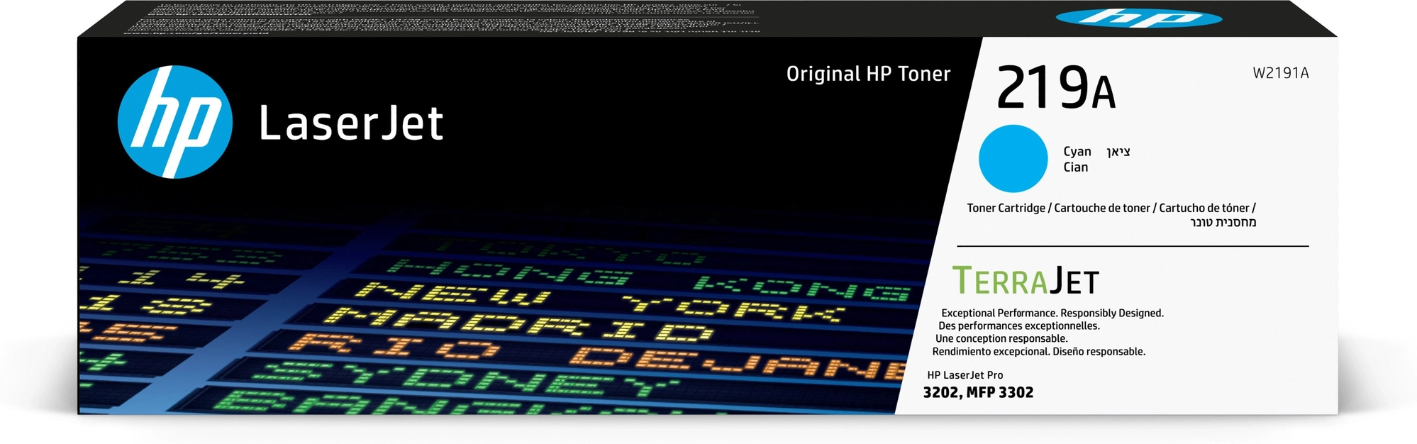 HP Cartucho de Tóner Original LaserJet 219A cian