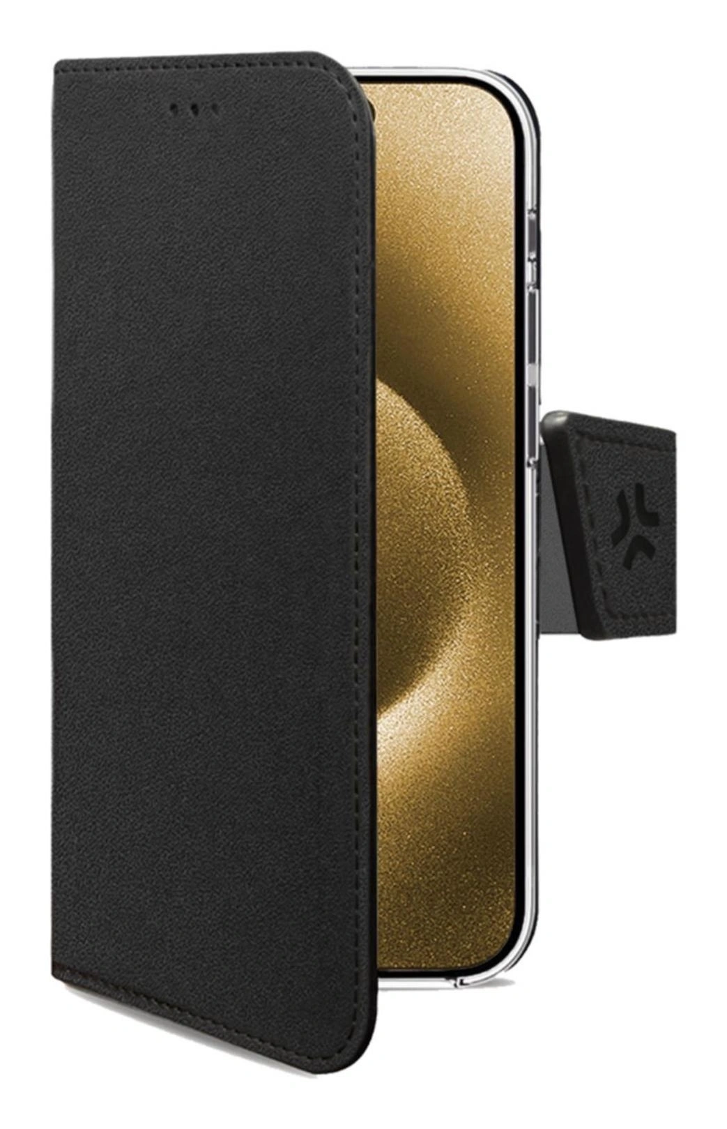 Celly WALLY funda para teléfono móvil 17,5 cm (6.9") Funda cartera Negro