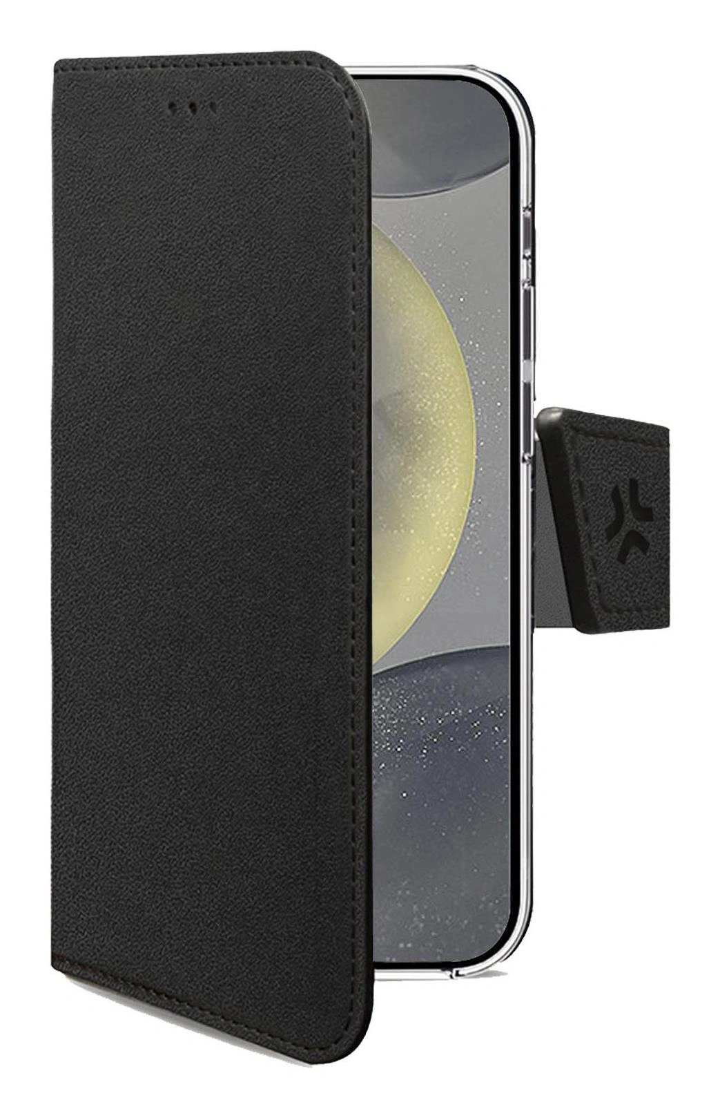 Celly WALLY1164 funda para teléfono móvil 17 cm (6.7") Funda cartera Negro