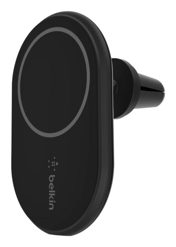 Belkin WIC004BTBK-NC cargador de dispositivo móvil Smartphone Negro Encendedor de cigarrillos Cargador inalámbrico Carga rápida Auto