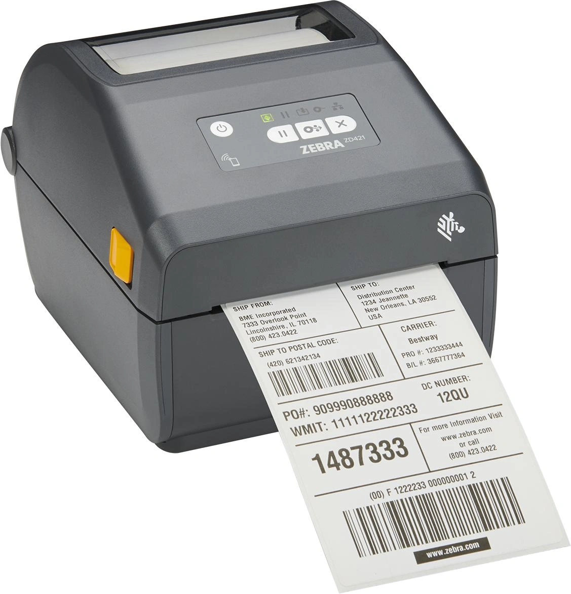 Zebra ZD421 impresora de etiquetas Transferencia térmica 300 x 300 DPI 305 mm/s Inalámbrico y alámbrico Ethernet Bluetooth – imagen 2