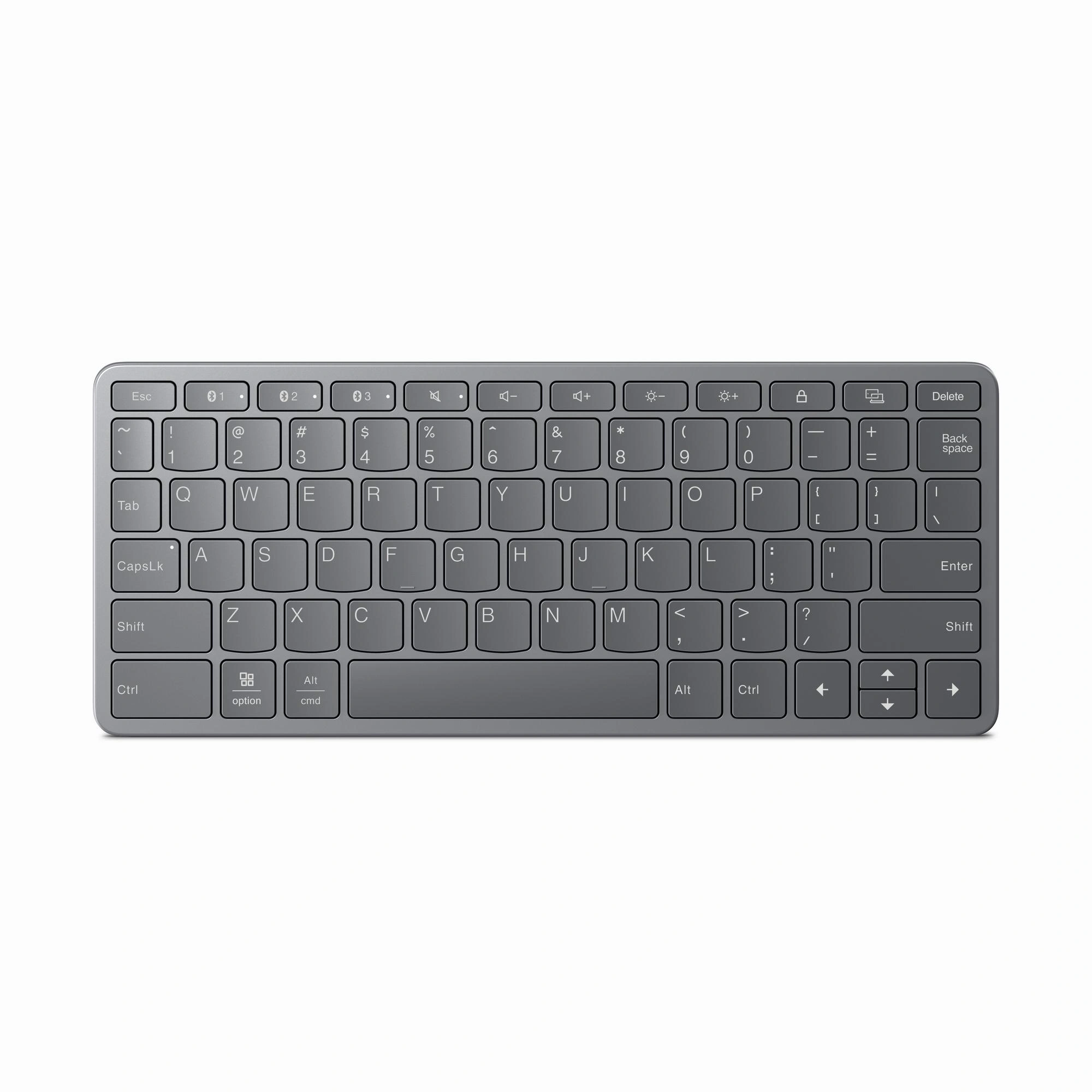 Lenovo ZG38C05816 teclado Universal USB + Bluetooth QWERTY Español Gris